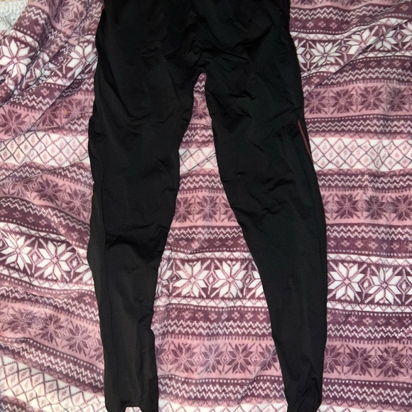 Wolford butterfly stirrup legging black/burgundy. Size M - Picture 7 of 9